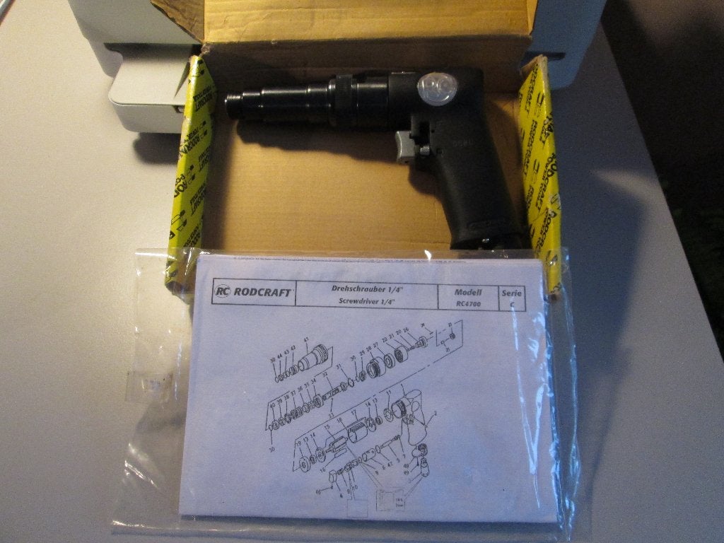 Rodcraft pneumatische schroevendraaier, Ophalen of Verzenden, Zo goed als nieuw