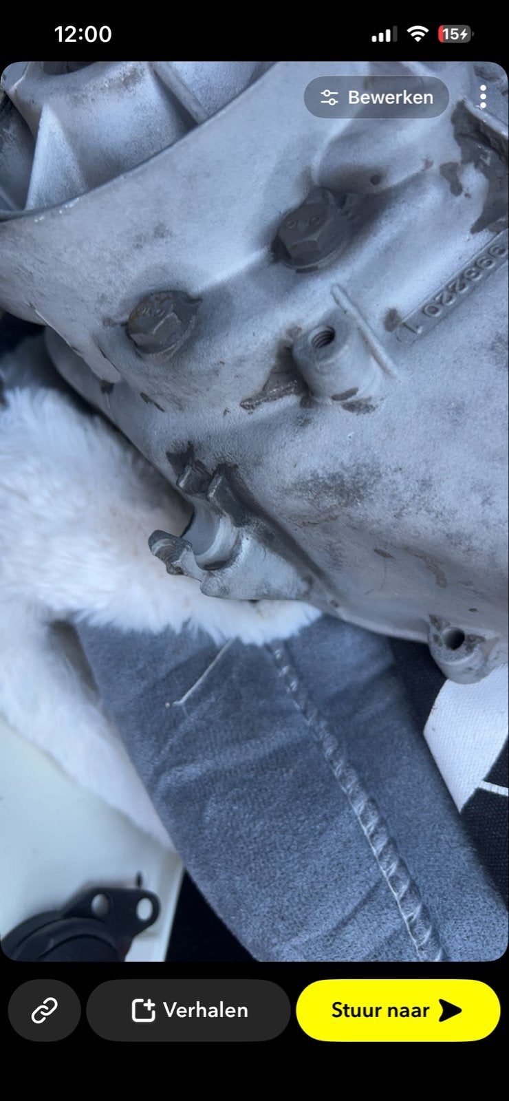 Aluminium lasser gezocht die dit kan lassen!!!!, Ophalen, Gebruikt