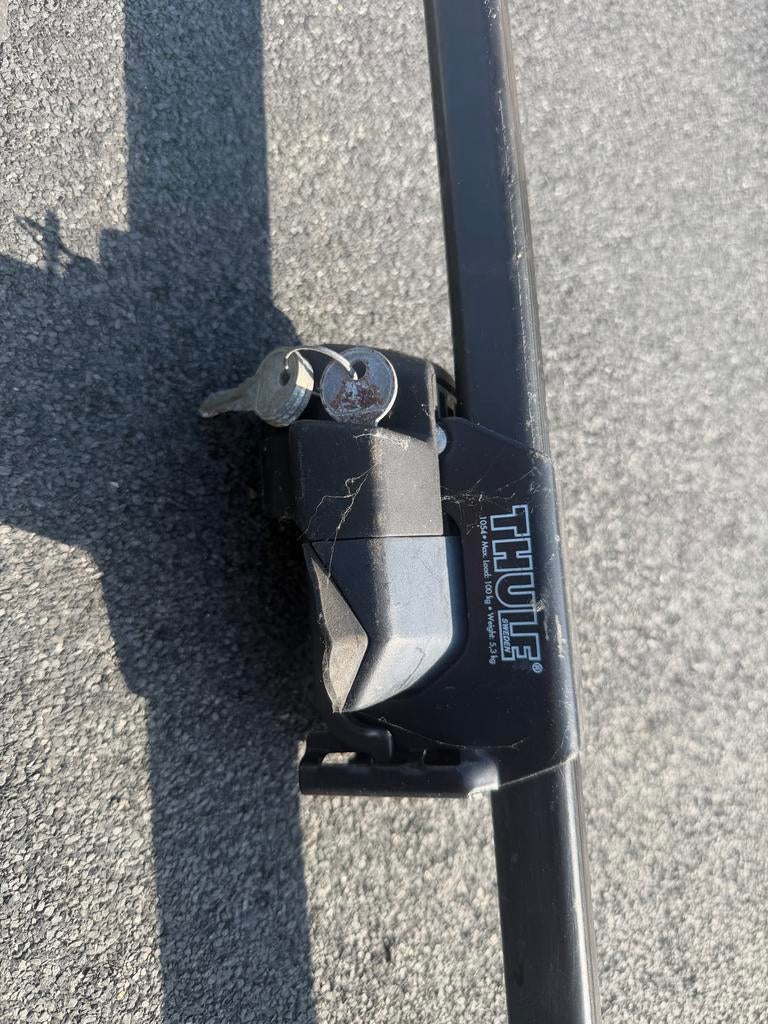 Thule universeel Dakdragers met Sleutels TOT 118cm breedte, Ophalen of Verzenden, Gebruikt