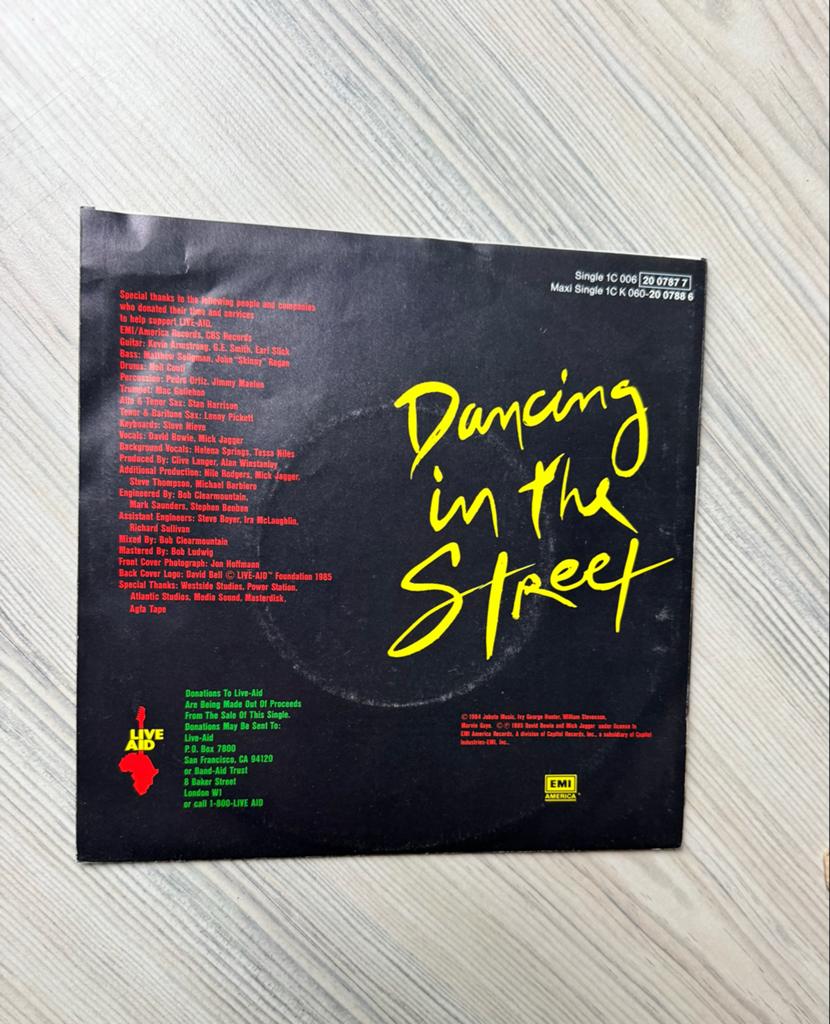David Bowie & Mick Jagger - Dancing in the Street Single, Gebruikt, 7 inch, Pop, Single