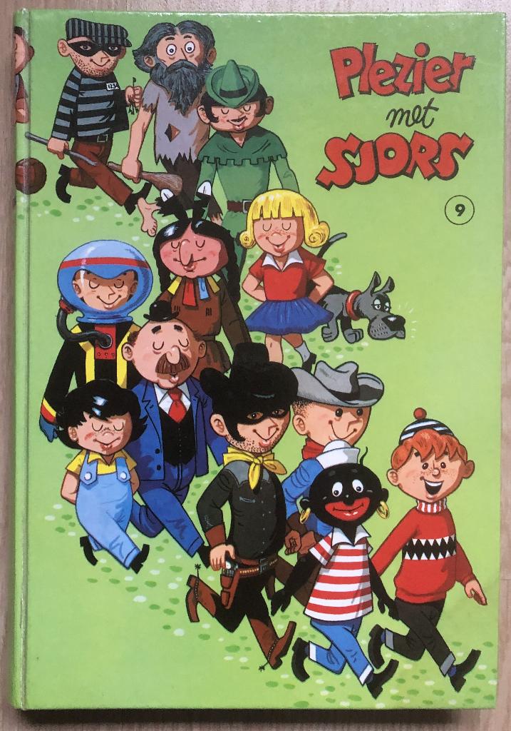 PLEZIER MET SJORS - NR. 9 - STRIPBOEK - HARDCOVER - 1968, Eén stripboek, Ophalen of Verzenden, Zo goed als nieuw