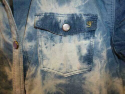 Supertrash girls denim wit dyed jumpsuit shorts 152 nr 30906, Broek, Meisje, ., Ophalen of Verzenden