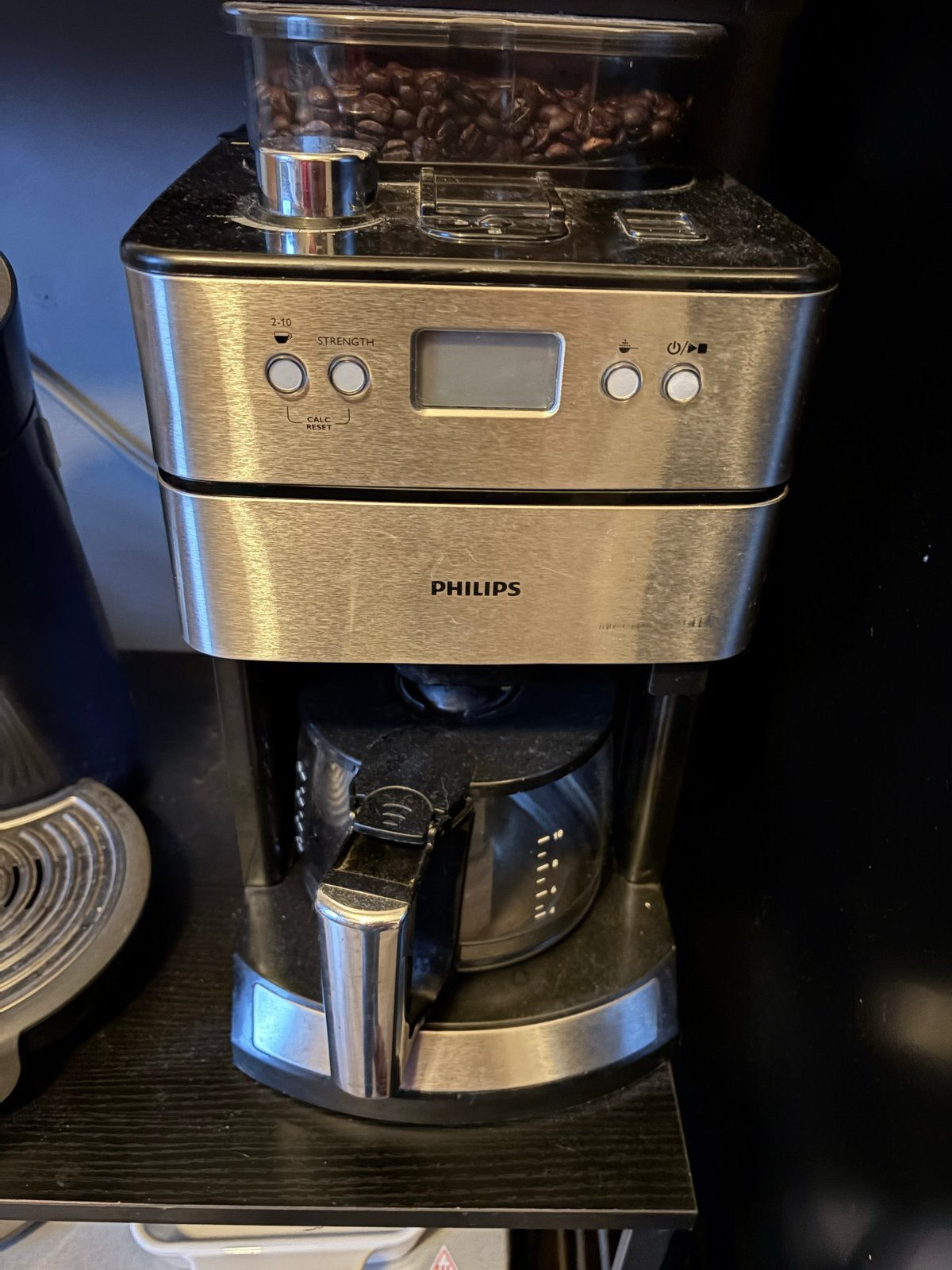 Philips Koffiezetapparaat met bonenmaler, Witgoed en Apparatuur, Ophalen, Gebruikt, Koffiemachine, Koffiebonen