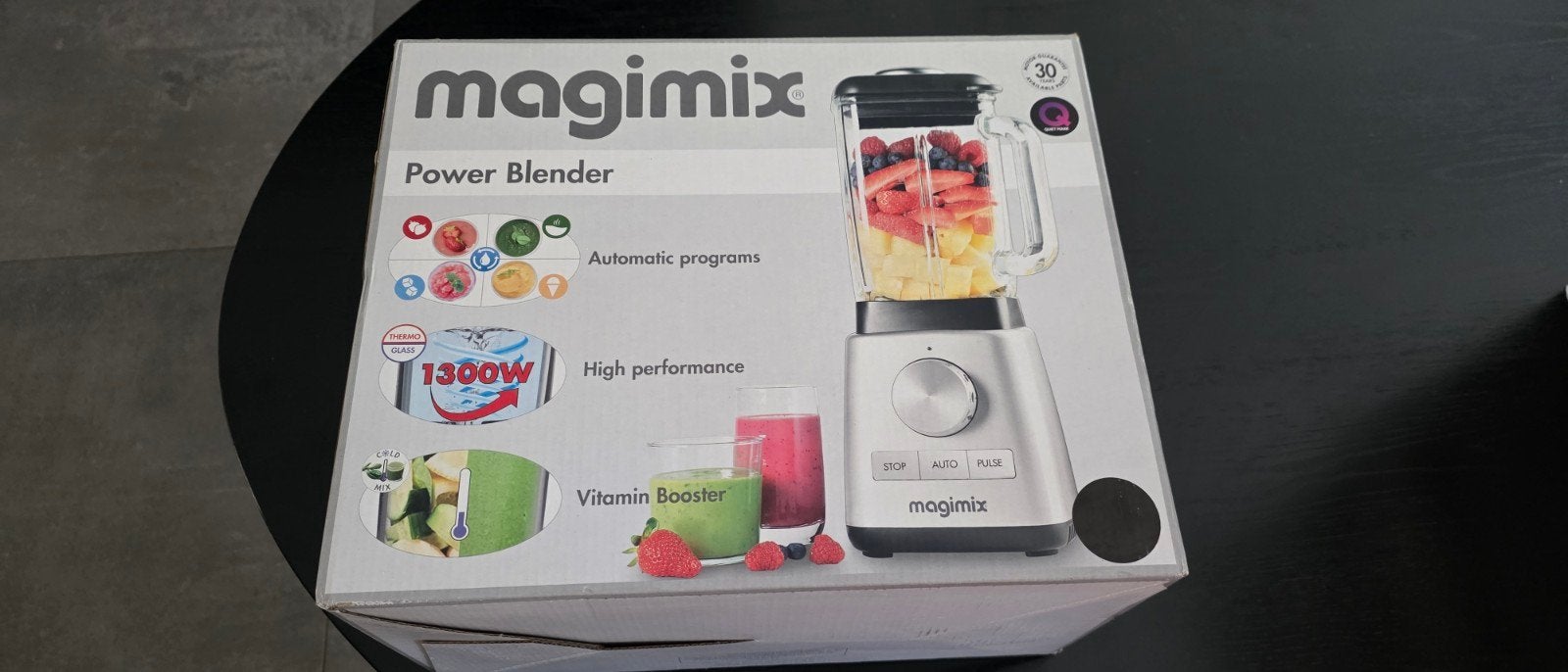 Magimix Power Blender 1300W - Nieuw in doos, Ophalen, 1 tot 2 liter, Nieuw, 3 snelheden of meer