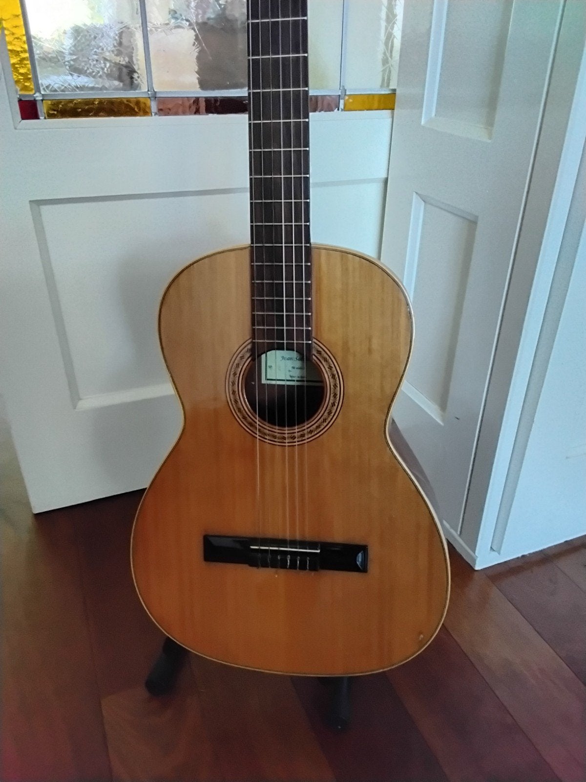 Juan Salvador Spaanse gitaar in goede staat, Muziek en Instrumenten, Ophalen, Gebruikt, Klassieke of Spaanse gitaar