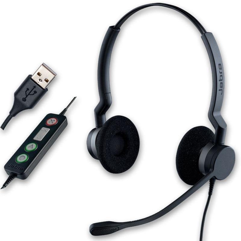 Jabra Stereo Headset 2300 UC USB, Computers en Software, Nieuw, On-ear, Ophalen of Verzenden, Jabra