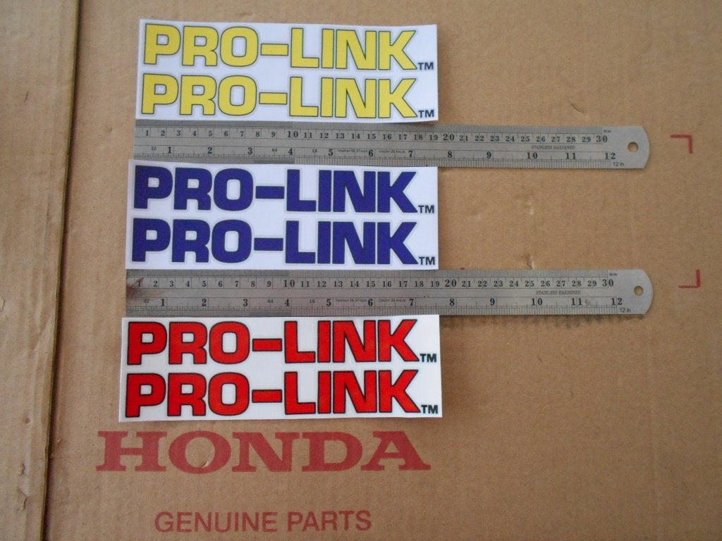 Nieuwe Setjes PRO-LINK Stickers zie Foto's ., Motoren, Verzenden