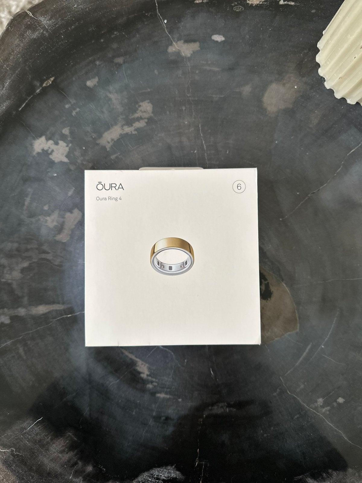Nieuwe gouden Oura Ring 4, maat 6 te koop, Ophalen, Overige materialen, Nieuw, Dame of Heer