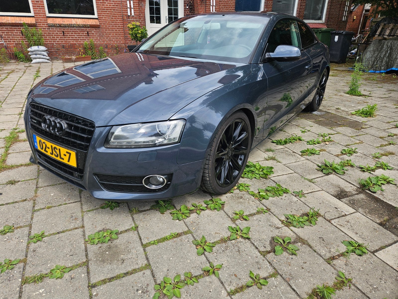 Audi A5 2.0 Tfsi 155KW Coupe Quattro AUT 2009 Grijs, Auto's, Automaat, 1525 kg, 4 cilinders, 1984 cc