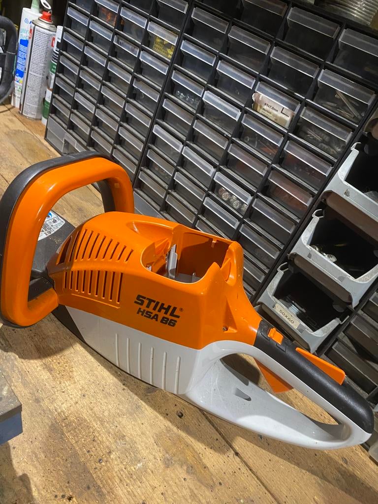 Stihl heggenschaar op accu, Tuin en Terras, Ophalen of Verzenden, Zo goed als nieuw, Accu