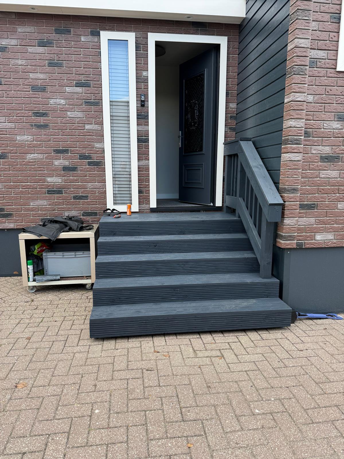 Prachtige Douglashouten chalet opstap, tinyhouse, caravan,, Ophalen of Verzenden, Zo goed als nieuw, Hout