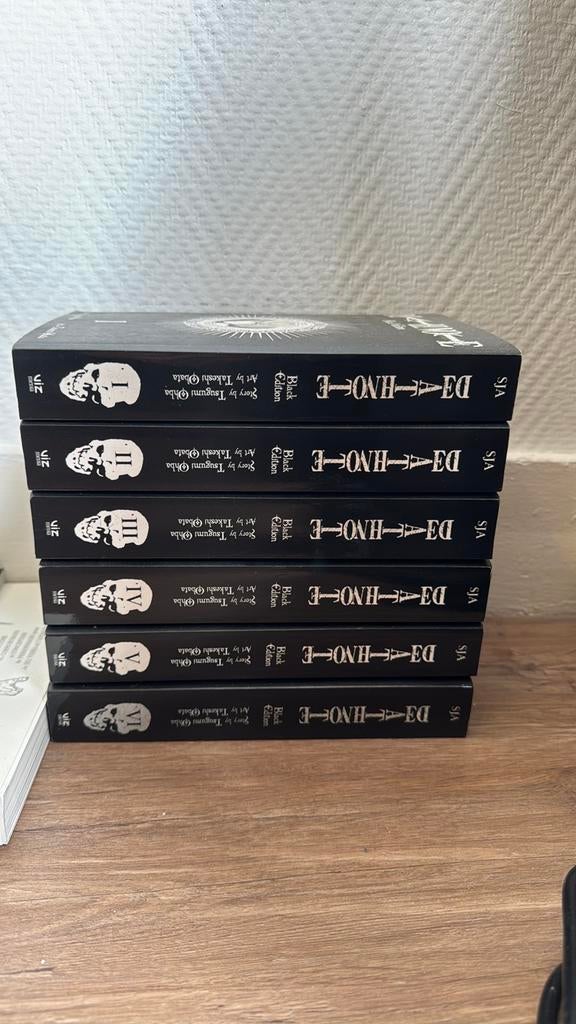 Death Note - Black Edition - Manga - Compleet, Boeken, Complete serie of reeks, Ophalen of Verzenden, Zo goed als nieuw, Japan (Manga)