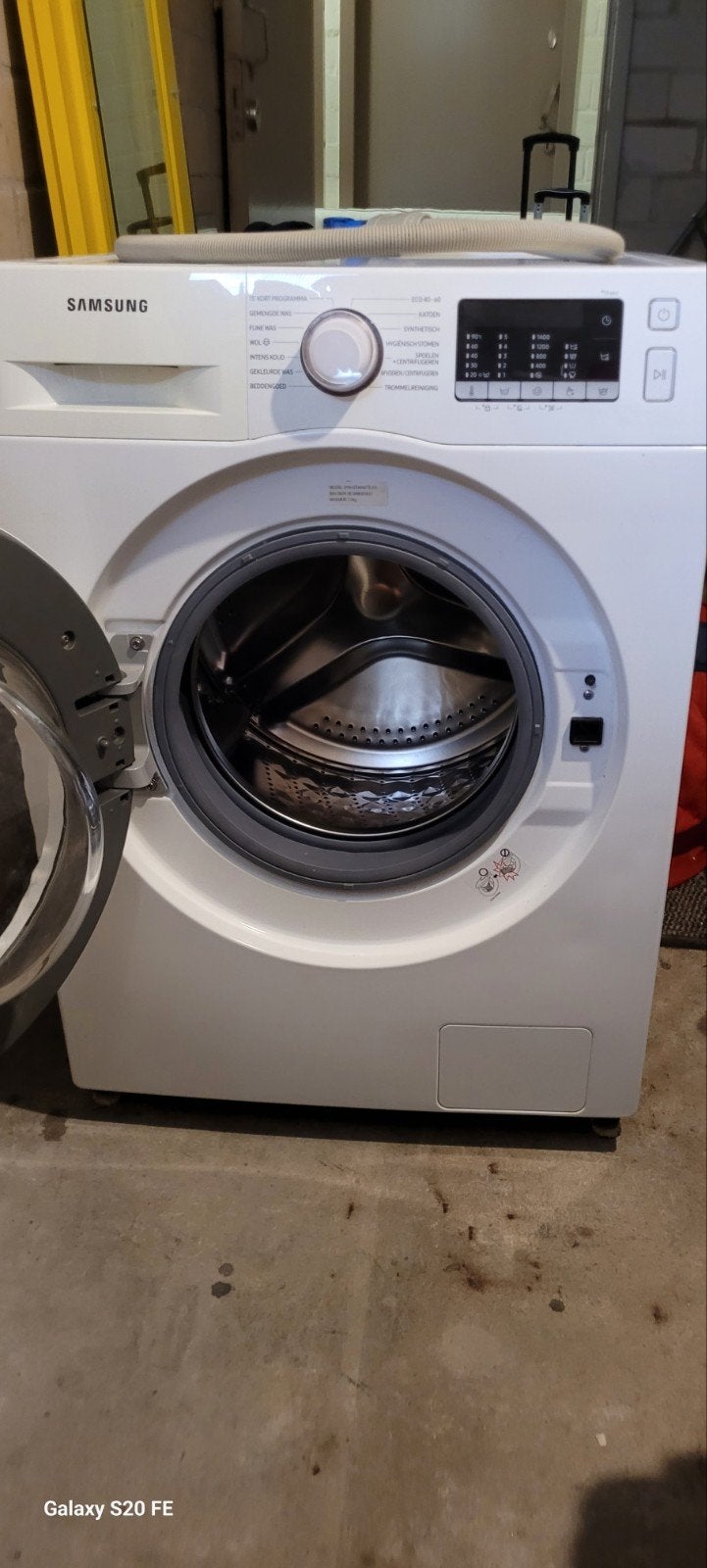 Samsung WW70TA049TE Wasmachine - Gebruikt, Perfecte Staat, 6 tot 8 kg, Ophalen of Verzenden, Zo goed als nieuw, 85 tot 90 cm