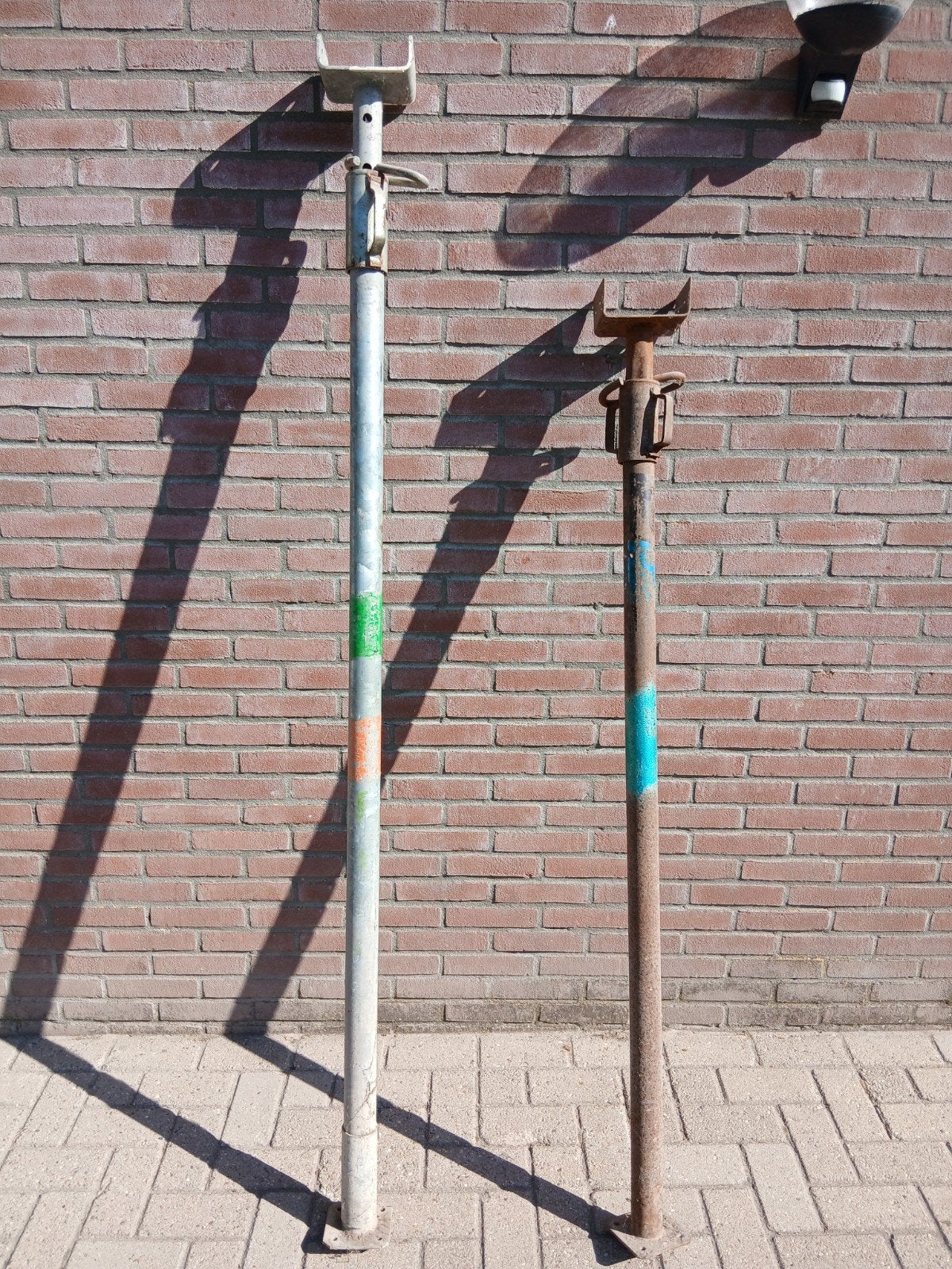 Gebruikte bouwstempels - set van 6, Doe-het-zelf en Verbouw, Ophalen of Verzenden, Gebruikt, Overige typen, 2 tot 5 meter