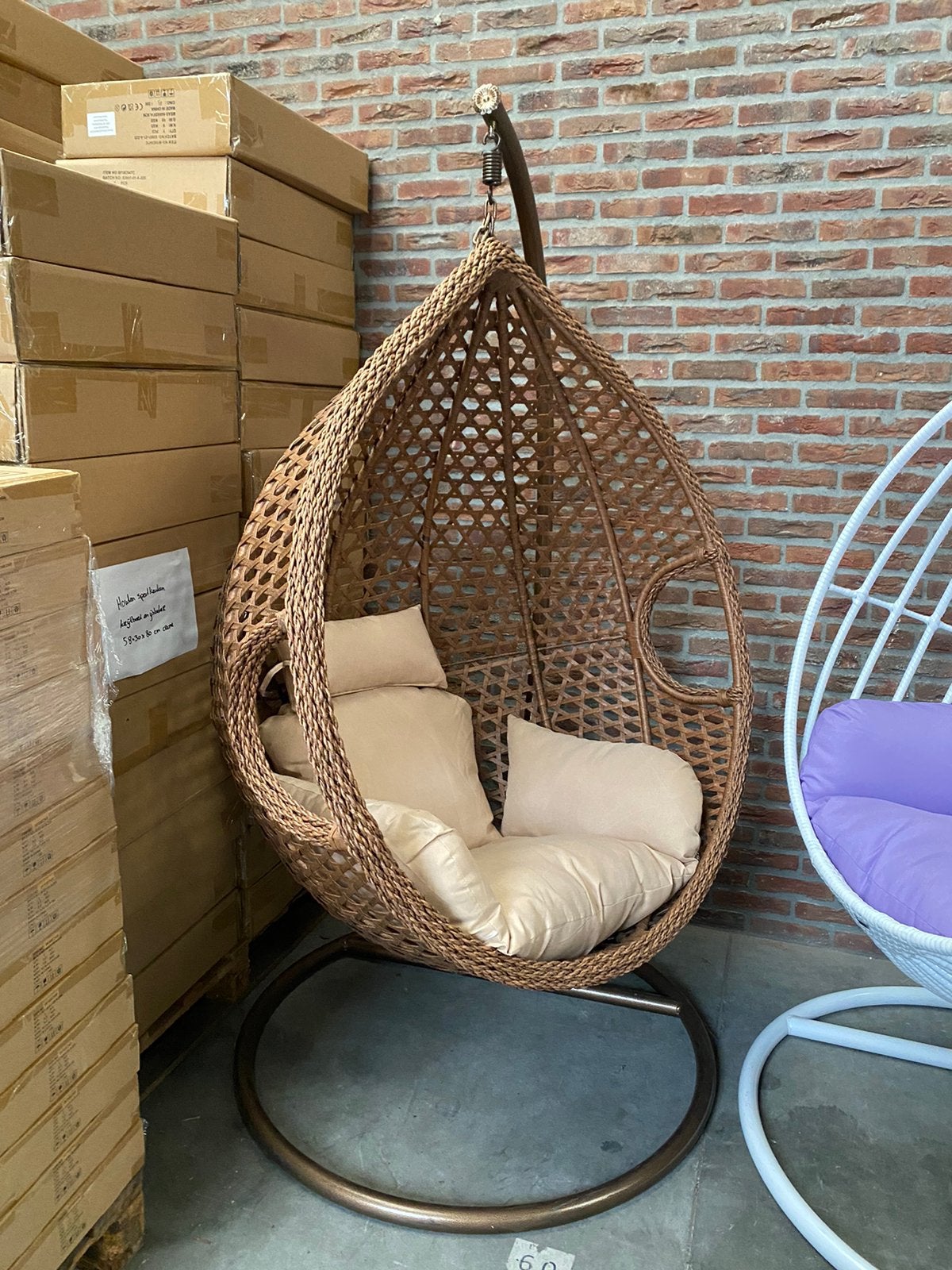 Hangstoel(beschadigd) XL Large, Ophalen of Verzenden, Zo goed als nieuw, Binnen