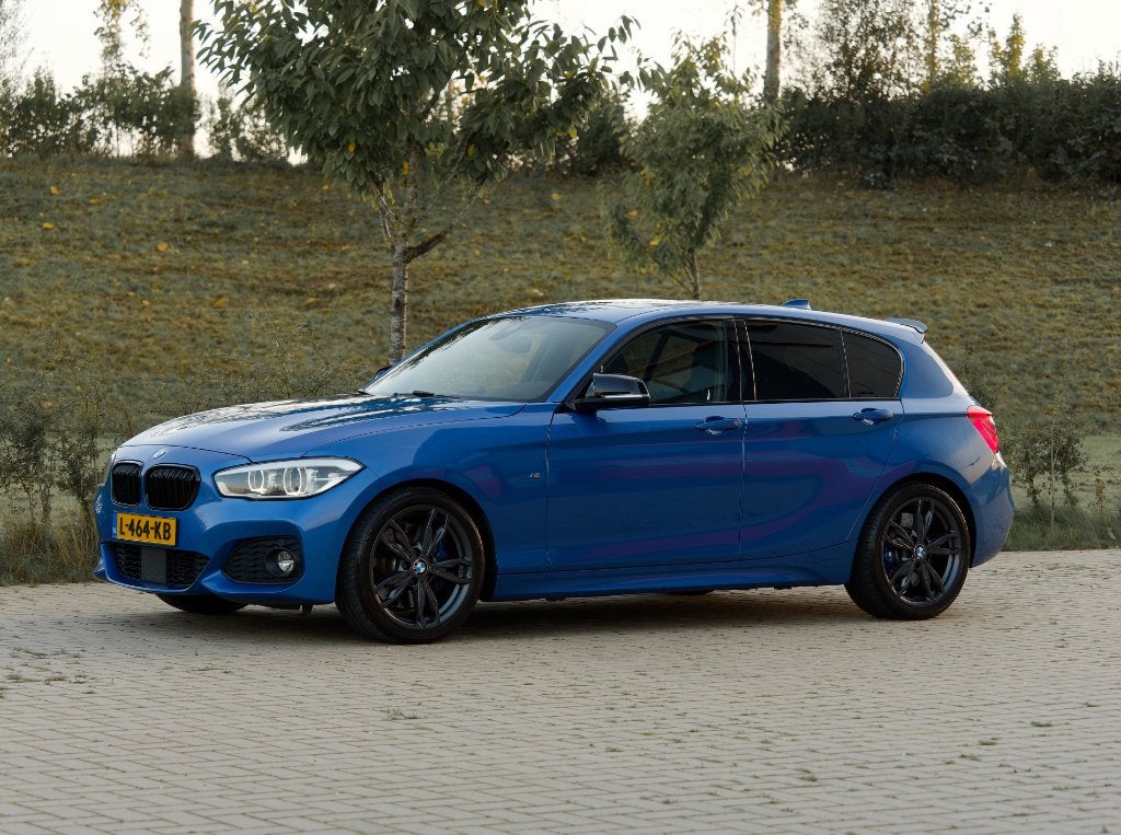 BMW 1-Serie 2.0 125D 5DR AUT 2016 Blauw, Auto's, Dealer onderhouden, Achterwielaandrijving, 1995 cc, Euro 6