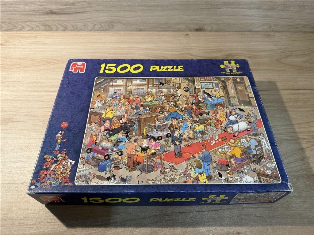 Jan van Haasteren - de hondenshow - 1500 stuks - s6298, Hobby en Vrije tijd, Denksport en Puzzels, Ophalen of Verzenden, 500 t/m 1500 stukjes