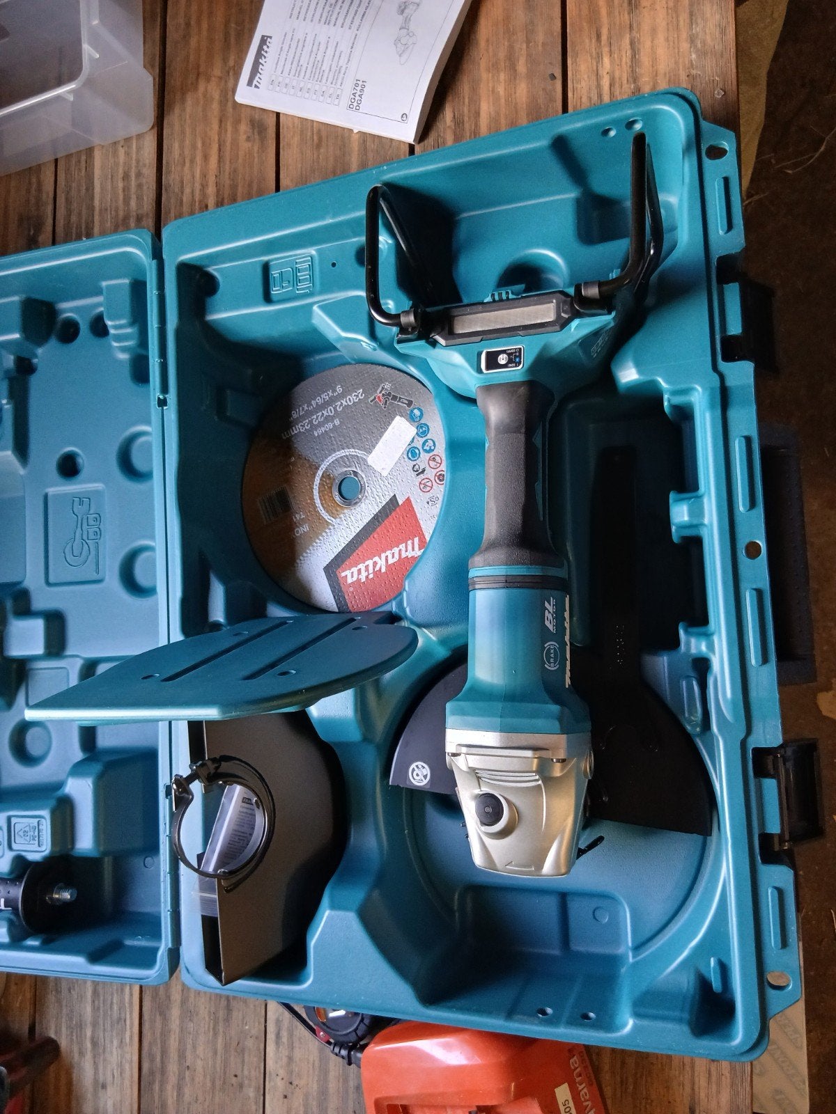 Makita DGA901ZJU1 Accu Haakse Slijper 230mm - Nieuwstaat, Ophalen of Verzenden