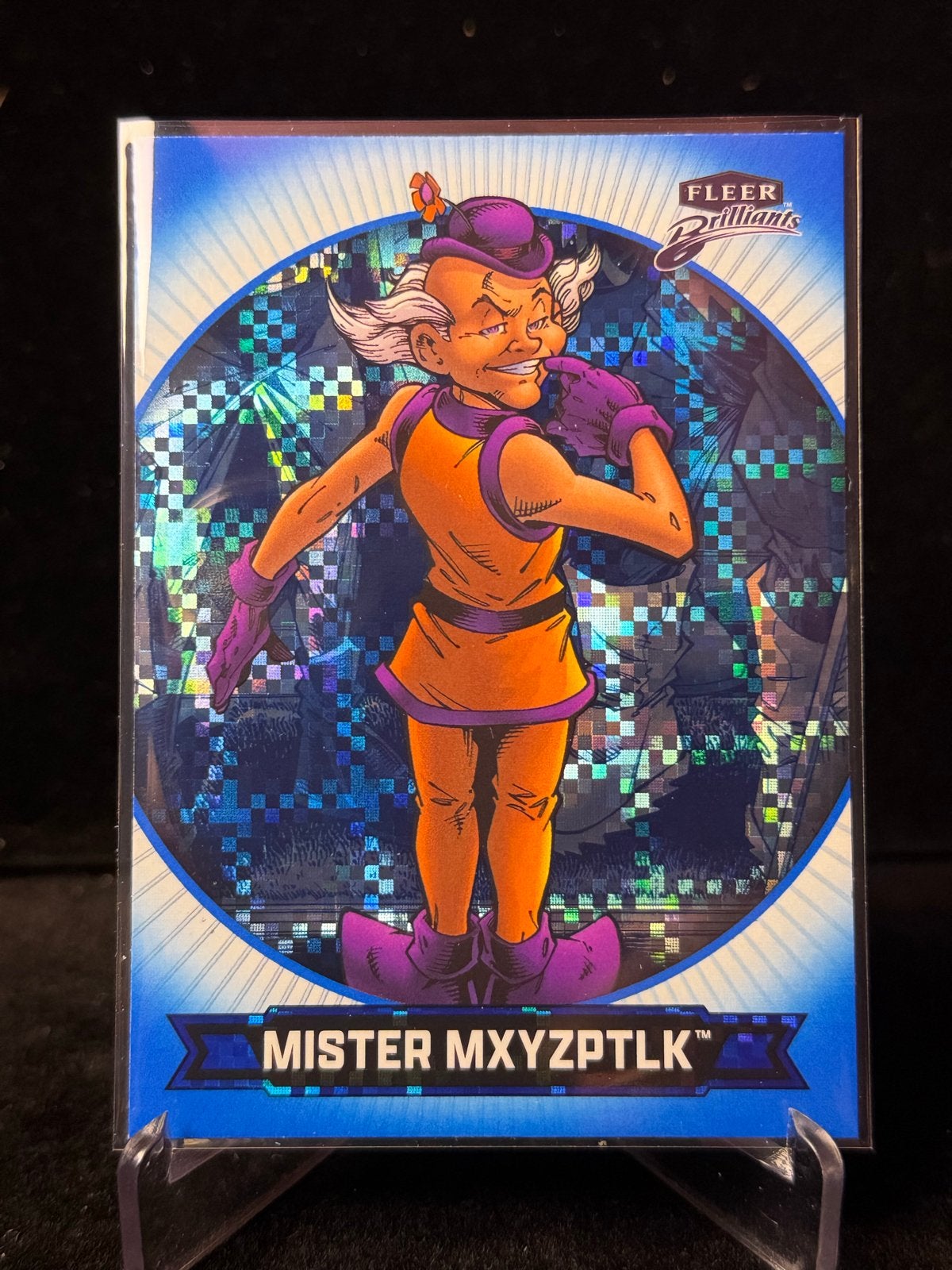 Mister Mxyzptlk Blue X-Ray Parallel 271/999 Fleer Brilliants, Verzenden, Zo goed als nieuw, Beeldje of Figuurtje