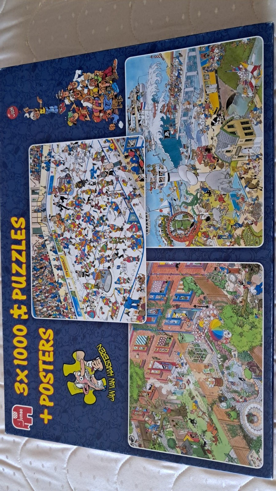 jan van haasteren puzzel 3x 1000, Ophalen, 500 t/m 1500 stukjes, Zo goed als nieuw