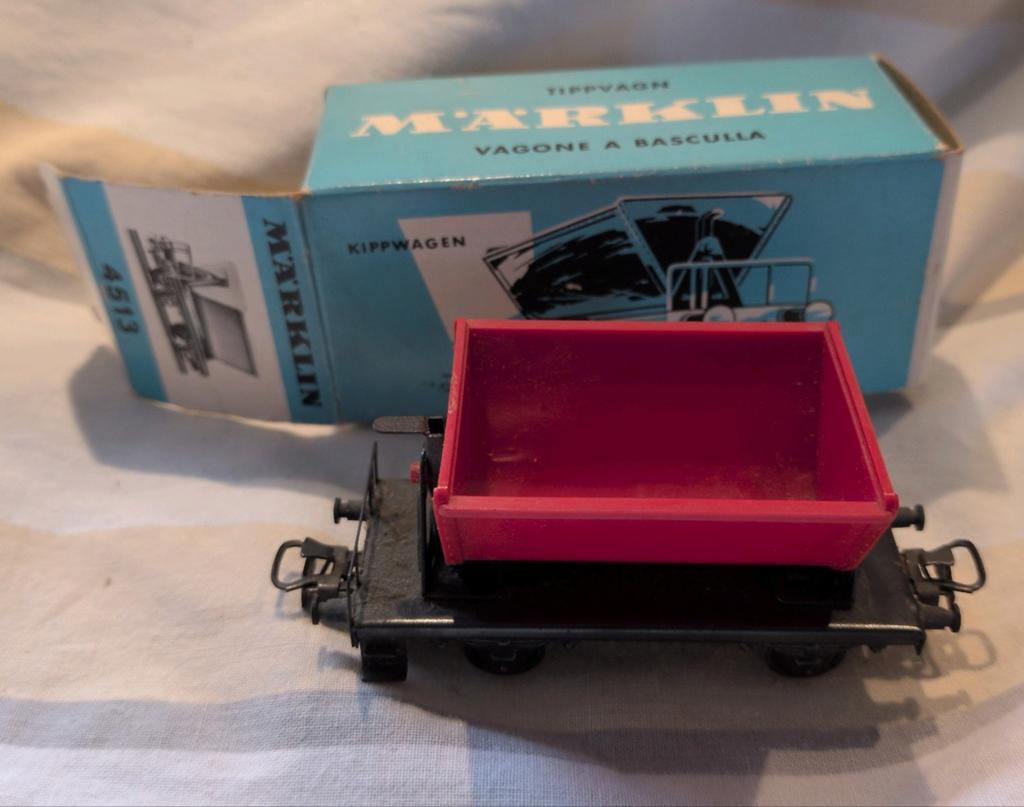 Märklin 4513 kiep wagon met origineel doosje, Ophalen, Wisselstroom, Wagon, Zo goed als nieuw