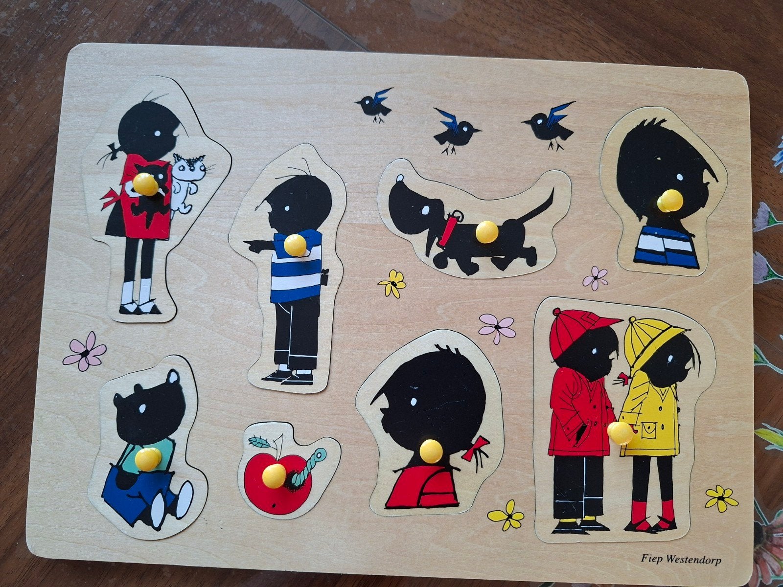 Fiep Westendorp Houten Puzzel Jip en Janneke, Ophalen of Verzenden