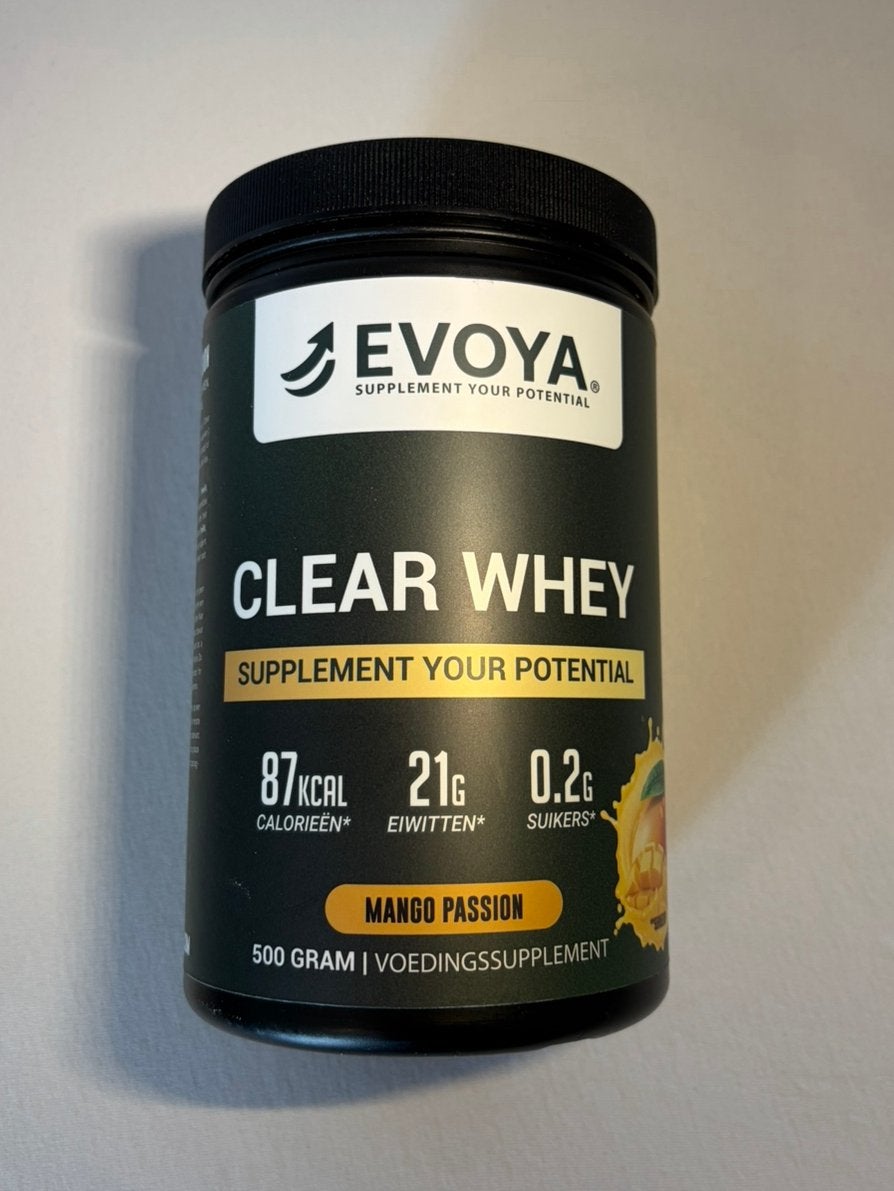 Clear whey evoya 500g, Ophalen of Verzenden, Nieuw, Poeder of Drank