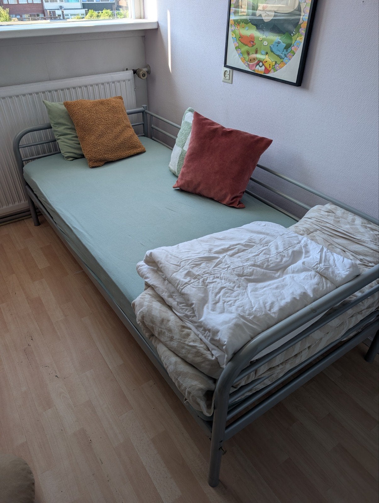 Eenpersoonsbed Trendhopper met matras - ideaal logeerbed, Huis en Inrichting, Slaapkamer | Bedden, Ophalen