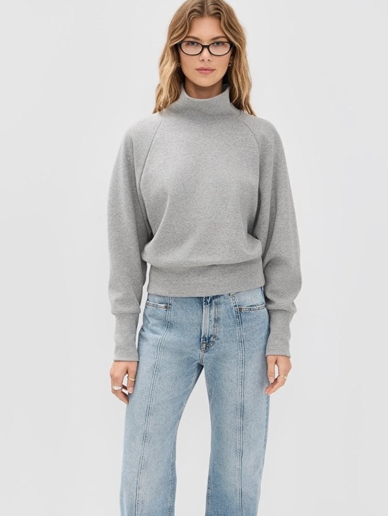 NIEUW CLOSED grijs sweatshirt met hoge hals mt S katoen, Kleding | Dames, Truien en Vesten, Verzenden, Closed, Nieuw, Maat 36 (S)