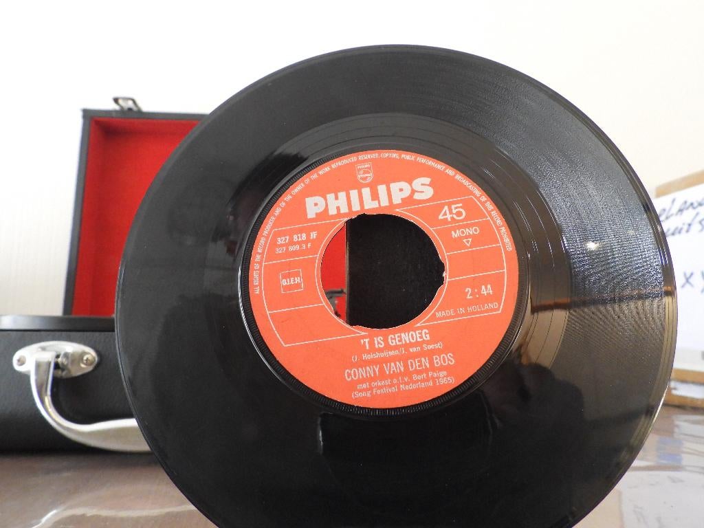 Conny van den Bos – 't Is Genoeg  - Van De Week 1965, Cd's en Dvd's, Vinyl Singles, Ophalen of Verzenden, Gebruikt, Pop