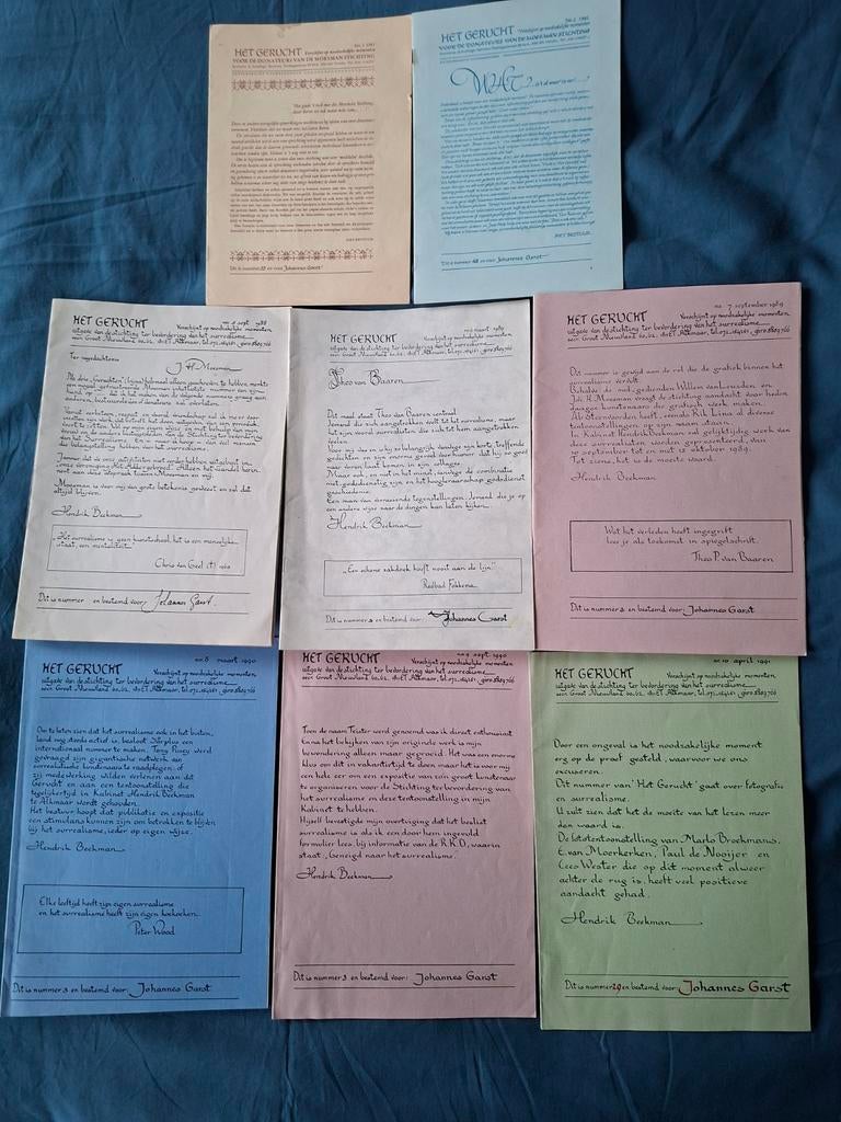 HET GERUCHT,  een ongeregeld verschijnend drukwerkje., Ophalen, Gelezen