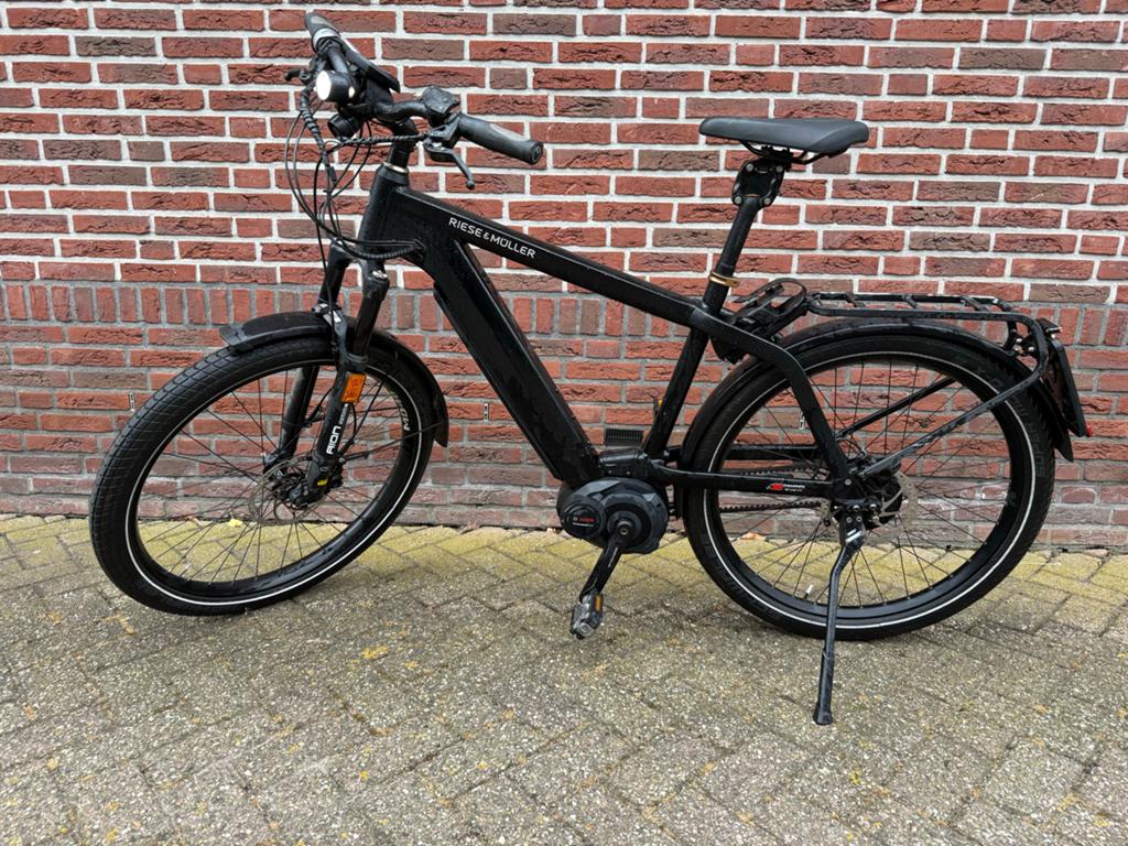 Riese en Muller speed pedelec, Fietsen en Brommers, Elektrische fietsen, Riese & Müller, Gebruikt, Ophalen of Verzenden, 50 km per accu of meer