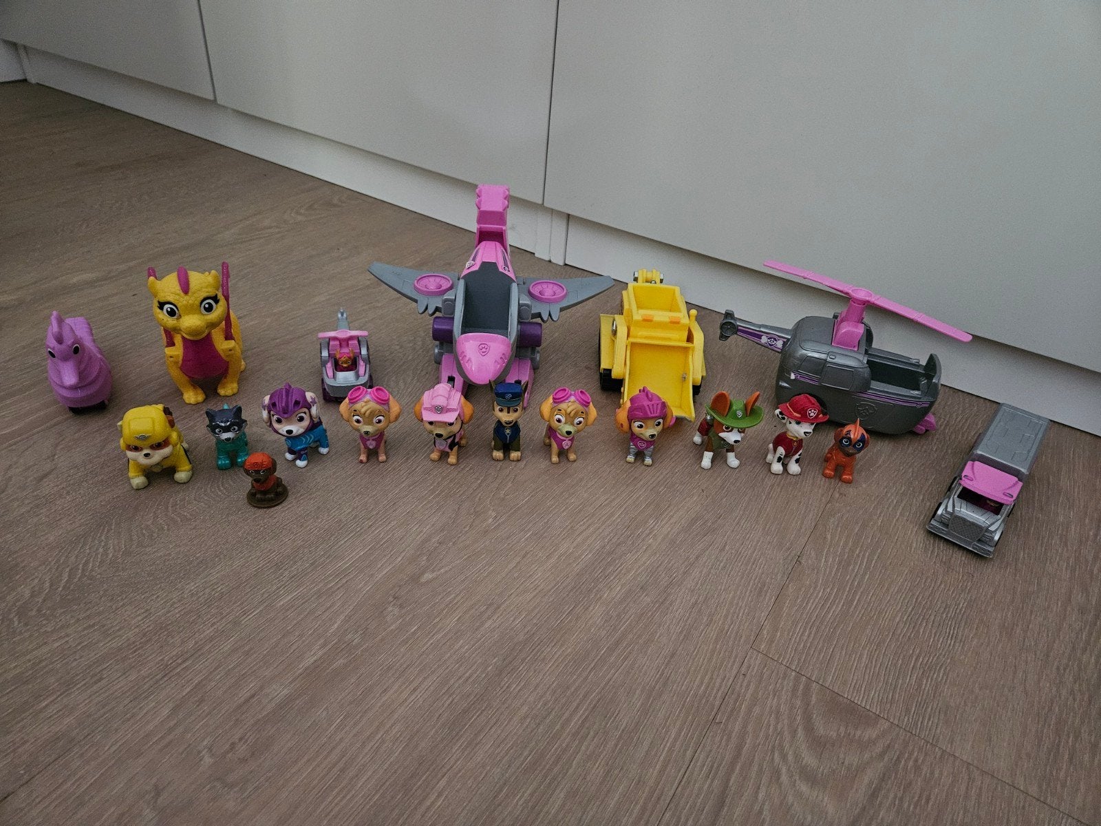 Grote Paw Patrol Verzameling met Voertuigen en Figuren, Kinderen en Baby's, Speelgoed | Actiefiguren, Ophalen of Verzenden, Gebruikt