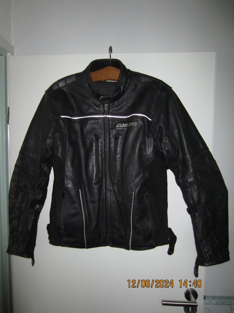 cam-am jas, Ophalen of Verzenden, Gedragen, Maat 48/50 (M), Zwart