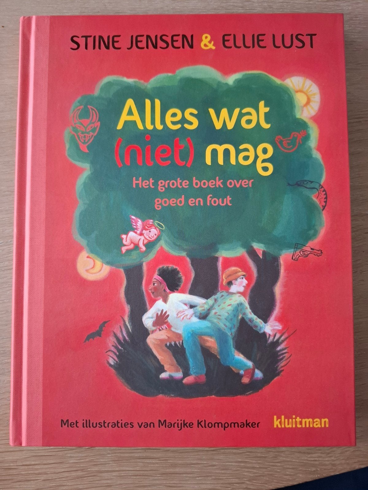 Alles wat (niet) mag: Het grote boek over goed en fout, Boeken, Ophalen of Verzenden, Zo goed als nieuw, Stine Jensen & Ellie Lust