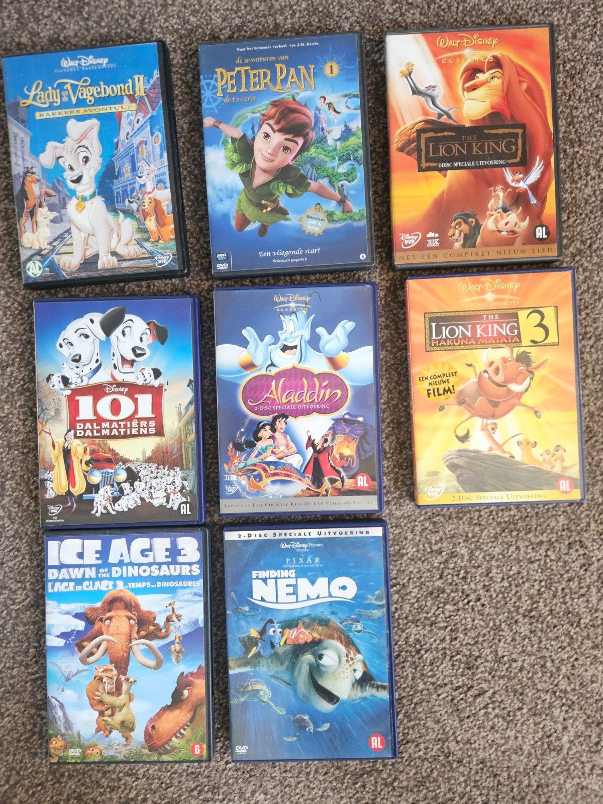 Disney DVD's in zgan staatb, Ophalen, Zo goed als nieuw