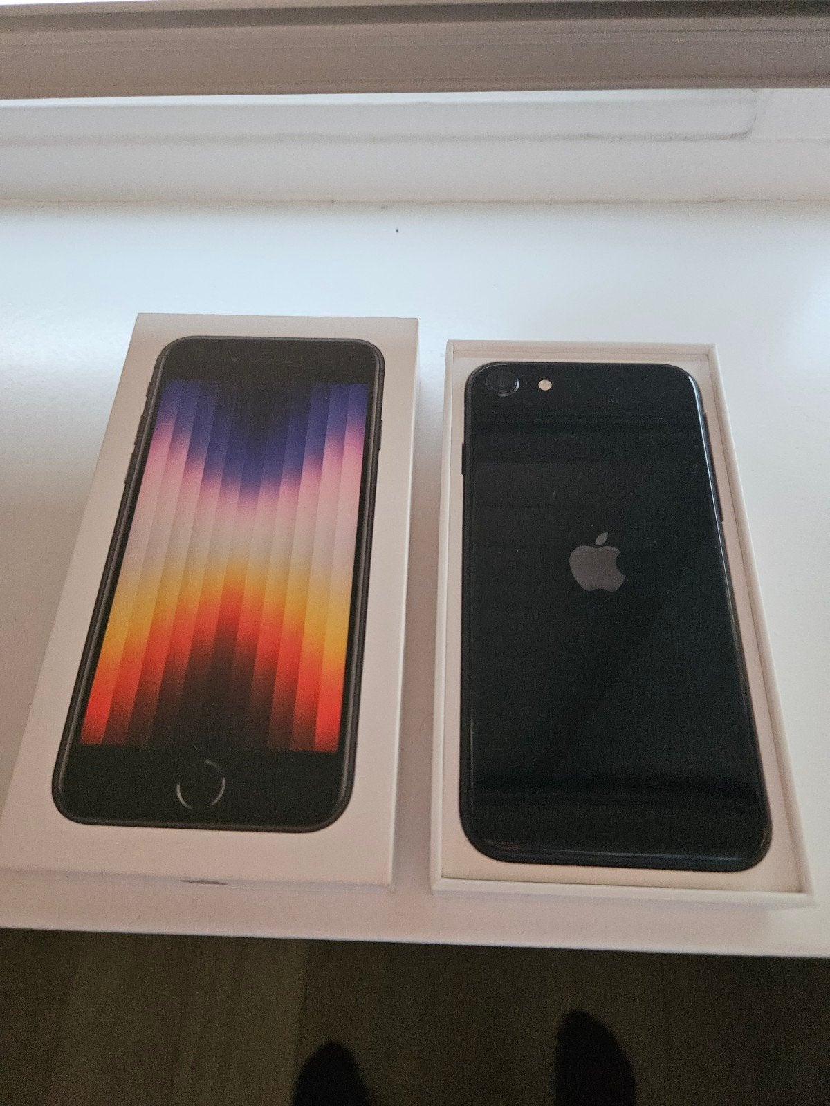 Iphone SE model 2022 64gb midnight, Zwart, Ophalen of Verzenden, Zo goed als nieuw, 64 GB