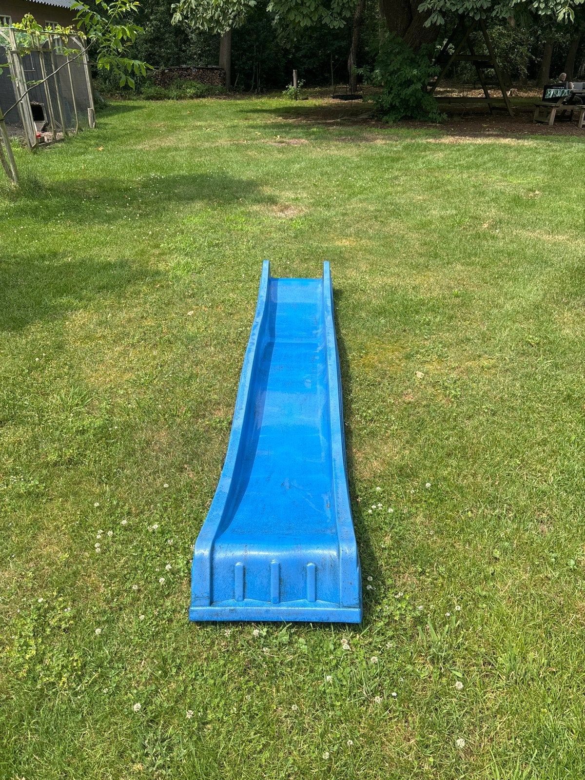Blauwe glijbaan voor speeltuin of speeltoestel, Ophalen, Gebruikt, Glijbaan