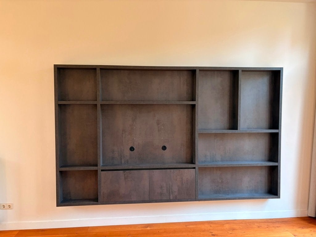 hangende wandkast / roomdivider, Ophalen of Verzenden, Zo goed als nieuw, Minder dan 150 cm, Minder dan 100 cm