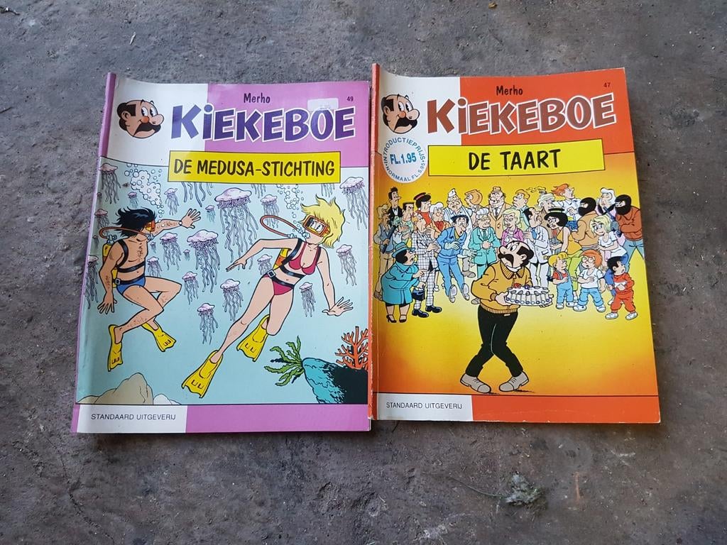 Kiekeboe, Meerdere stripboeken, Ophalen of Verzenden, Gelezen