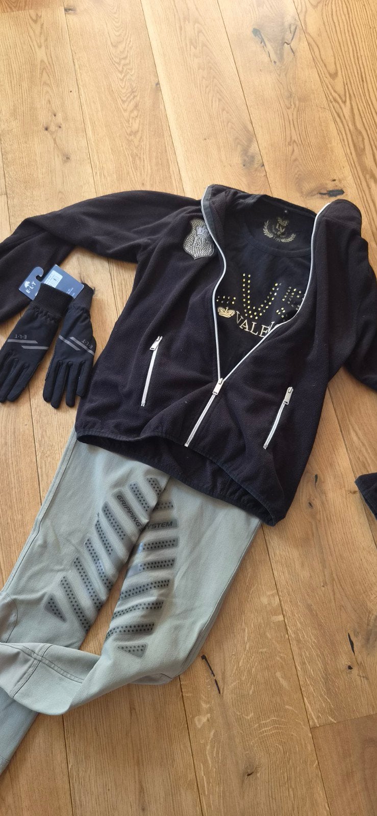 paardrijkleding, Dieren en Toebehoren, Ophalen, Zo goed als nieuw, Zwart, La Valencio