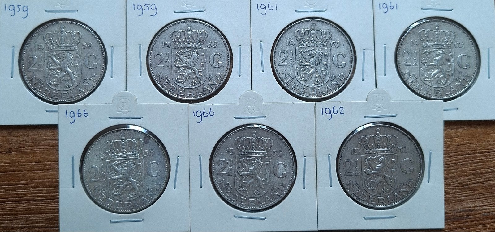 Rijksdaalders Juliana zilver | verschillende jaartallen, Postzegels en Munten, Koningin Juliana, Setje, Zilver, Ophalen of Verzenden