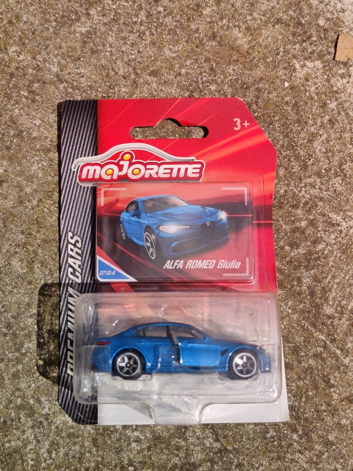 Majorette Alfa Romeo Giulia BLAUW, Hobby en Vrije tijd, Ophalen of Verzenden