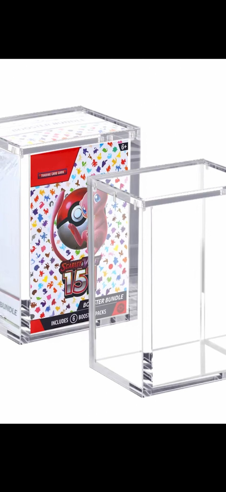 Acryl beschermcase voor Pokémon Booster Bundels (oud & nieuw, Ophalen, Nieuw, Overige typen