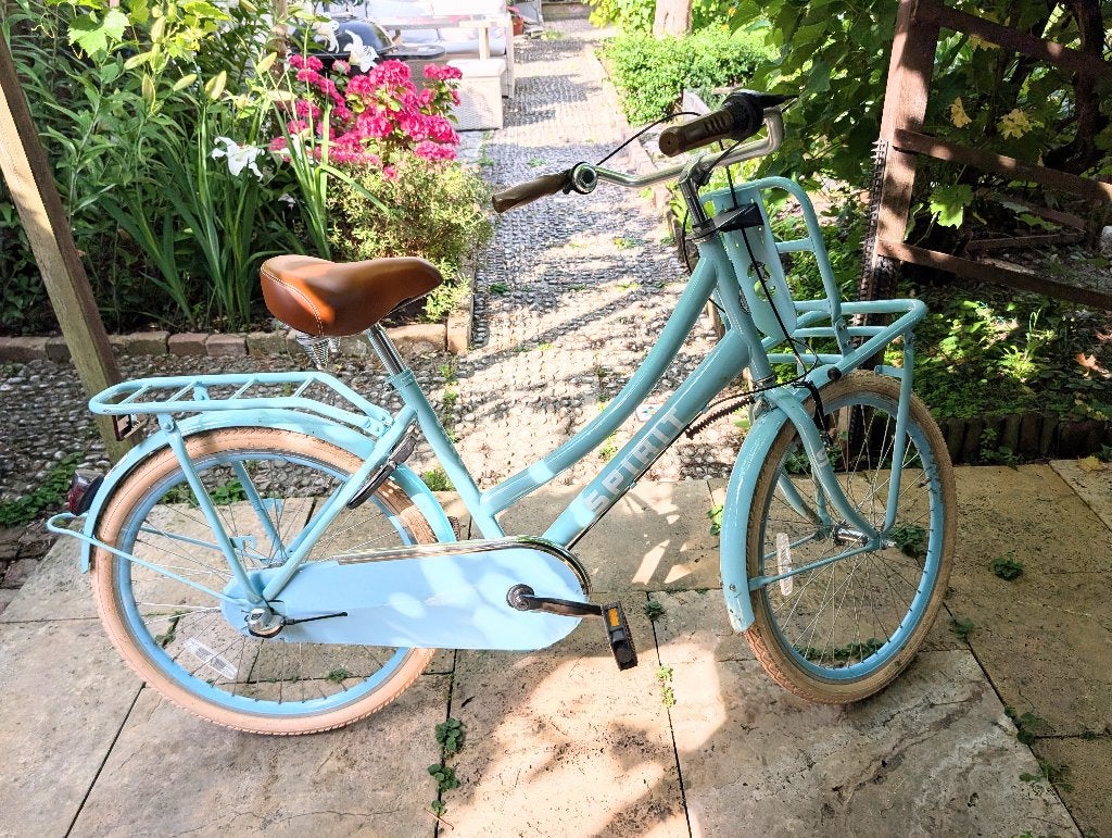 Fiets, Fietsen en Brommers, Fietsen | Dames | Damesfietsen, Terugtraprem, Versnellingen, Zo goed als nieuw, Ophalen