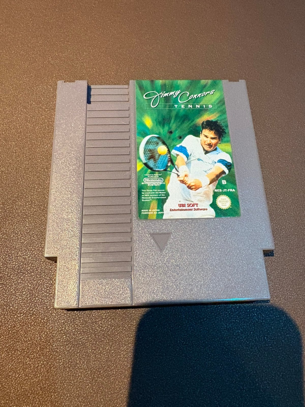Jimmy Connors Tennis - Nes, Spelcomputers en Games, Games | Nintendo NES, Gebruikt, 1 speler, Ophalen of Verzenden, Vanaf 3 jaar