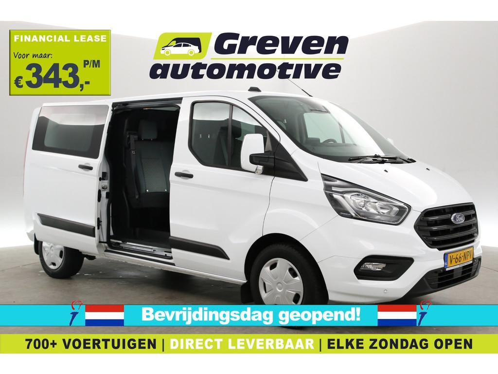 Ford Transit Custom 2.0 TDCI L2H1 | DC | 6-Zits | Aut. | Ada, Auto's, Euro 6, 4 cilinders, Wit, Bedrijf