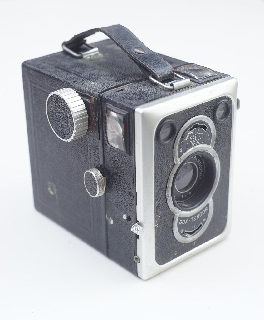 Zeiss Ikon Box-Tengor 56/2 boxcamera. 1948-1956, Ophalen of Verzenden, Compact, Overige Merken