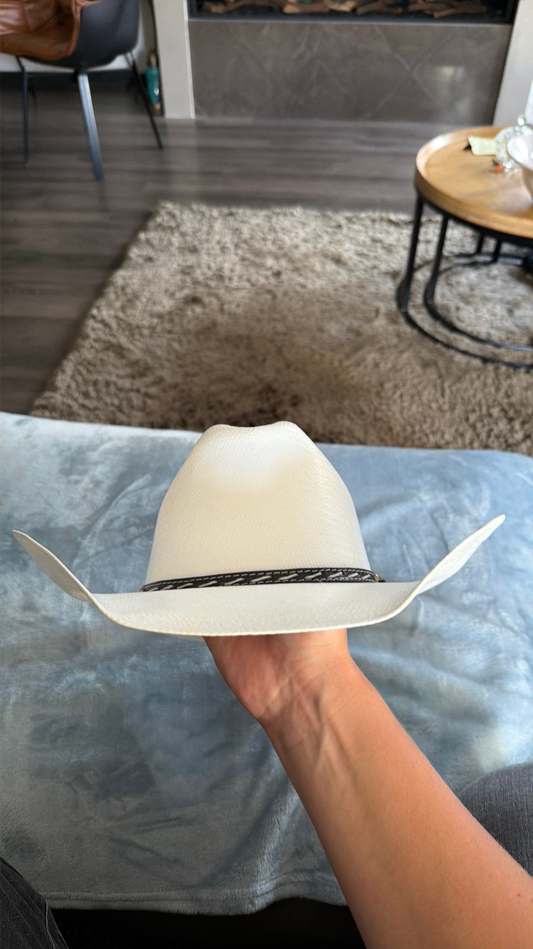 Stetson cowboyhoed wit - Zo goed als nieuw, Ophalen of Verzenden, Nieuw, One size fits all, Hoed