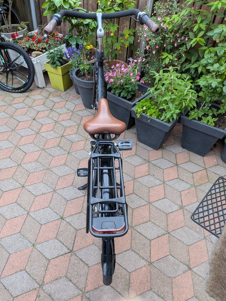 Gazelle Bloom D49 8V mat zwart, Fietsen en Brommers, Fietsen | Dames | Moederfietsen, Ophalen, Gebruikt, 47 tot 50 cm, Versnellingen